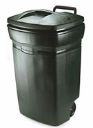 Rubbermaid® 45 Gallon Wheeled Trash Can